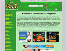 Tablet Screenshot of globalaffiliateprograms.co.uk